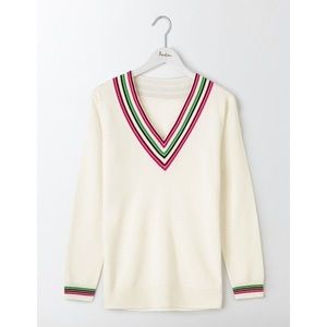 BODEN PAVILLION CRICKET SWEATER (SIZE:M)